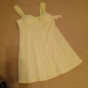 No Boundries Yellow Sundress New With Tags Size Meduim